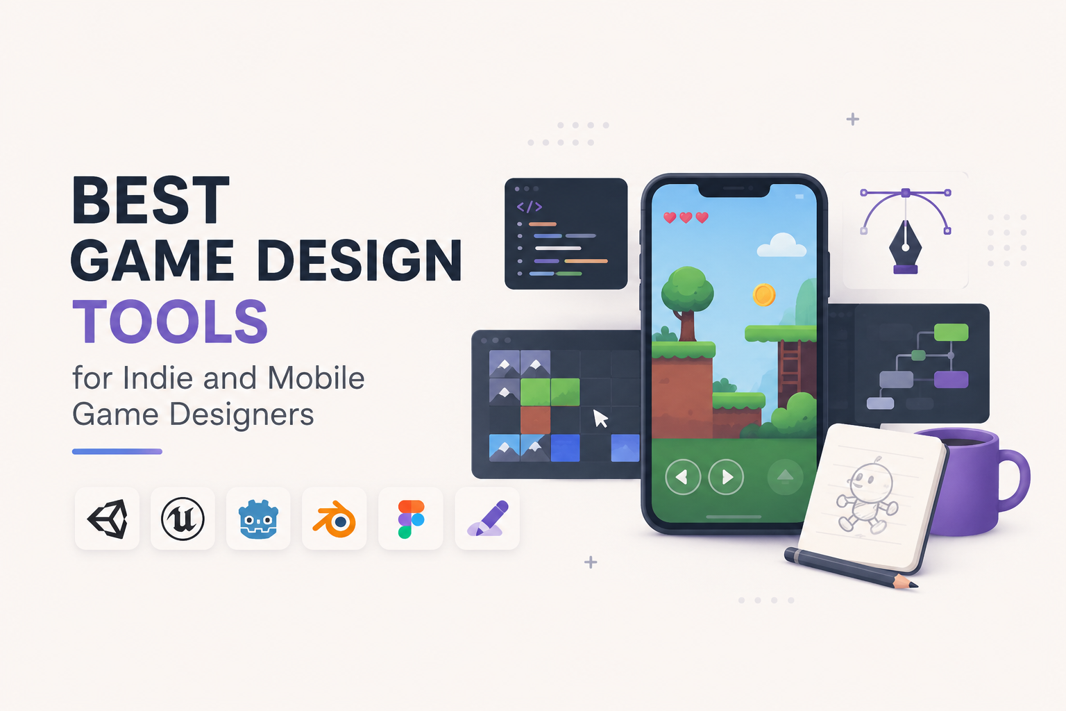Best Game Design Tools for Indie and Mobile Game Designers